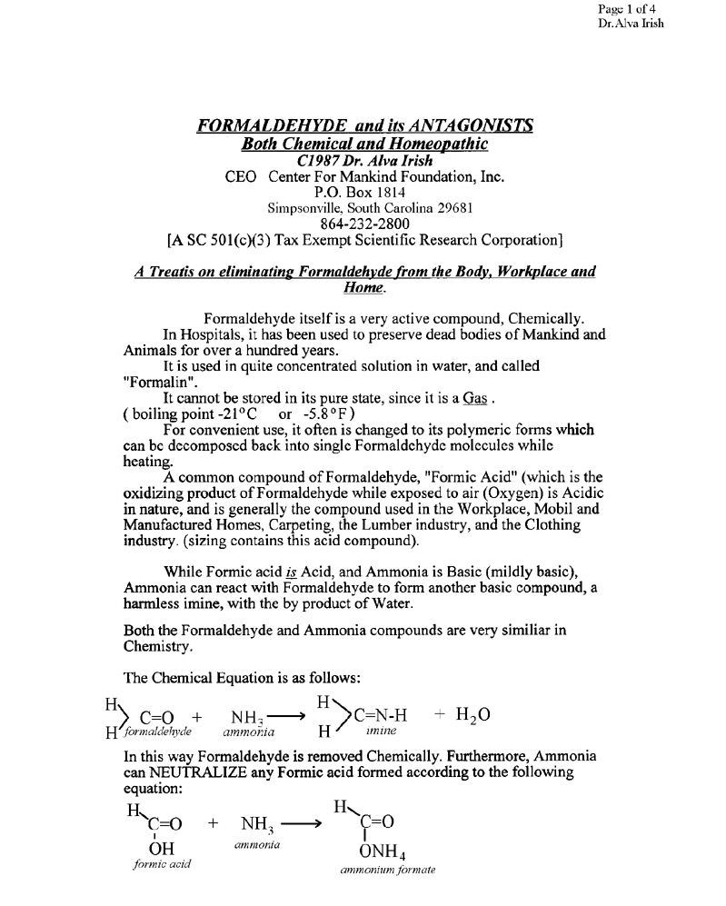 formaldehyde-1